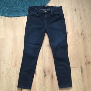 J Brand Atmosphere Indigo Blue Capri Jeans
